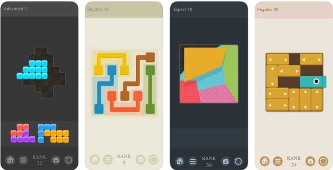Puzzledom cho iOS có rất nhiều game giải đố với lối chơi khác nhau