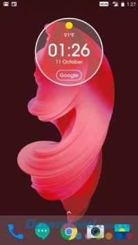 Pxl2 Zooper Widgets cho Android có thiết kế đẹp mắt