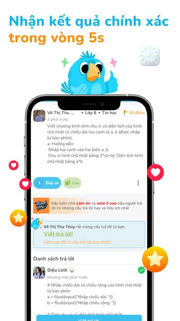 Nhận kết quả chính xác