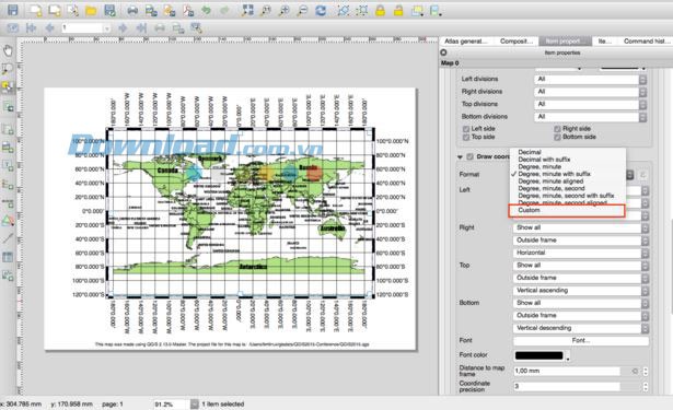 Công cụ trong Quantum GIS