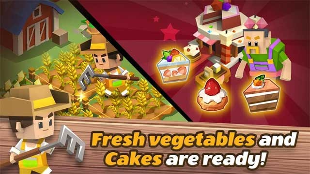 Thu hoạch mùa màng và mở nhà hàng bánh ngọt để kiếm tiền vàng