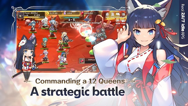 Chiến đấu chiến lược, chỉ huy lên tới 12 nữ hoàng