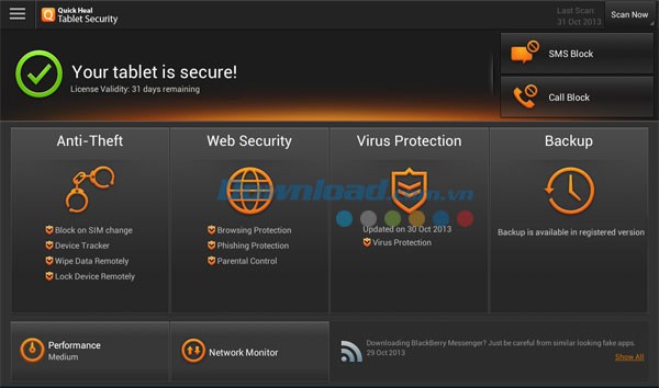 Quick Heal Tablet Security for Android