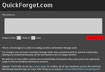 QuickForget.com - Forget Unwanted Information Quickly