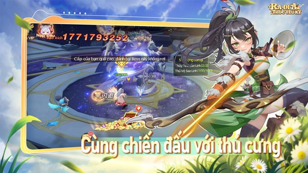 Cùng chiến đấu với thú cưng