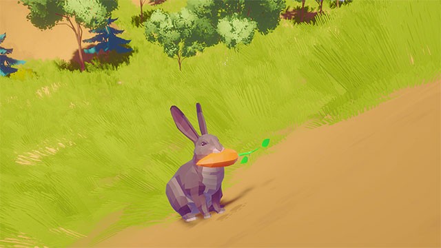Thu thập thật nhiều cà rốt là mục tiêu chính của game Rabbit Simulator