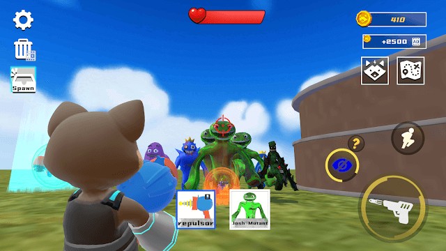 Bắn súng và tiêu diệt kẻ thù trong Raccoon Shooting Range