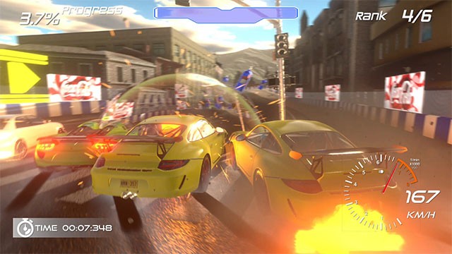 Racer Overdrive là game đua xe chinh phục giải vô địch toàn cầu