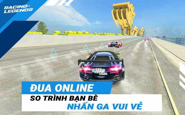 Tham gia đua xe online, so trình với bạn bè
