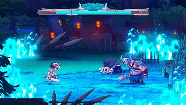 Đi vào từng vùng đất nguyên tố và tham gia vào các trận đấu trùm khốc liệt