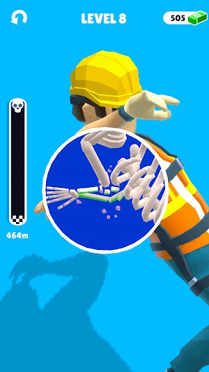 Phá vỡ xương của nhân vật để ghi điểm