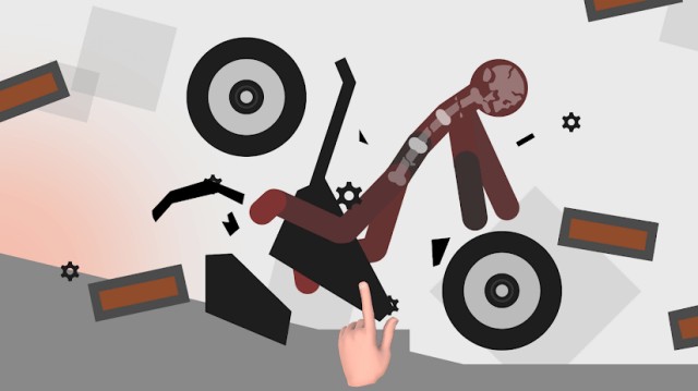 Phá hủy stickman của bạn nhiều nhất có thể trong game Ragdoll Turbo Dismount