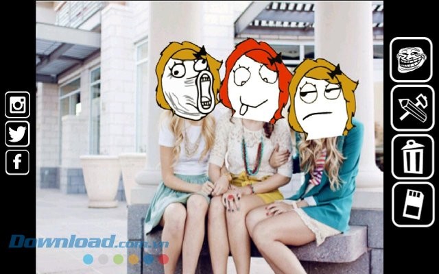 Rage Comics Photo Editor - ứng dụng chế ảnh hài hước