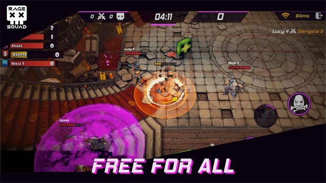 Chinh phục nhiều chế độ game hấp dẫn trong Rage Squad