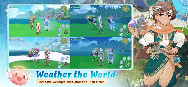 Hệ thống thời tiết thay đổi linh hoạt, năng động