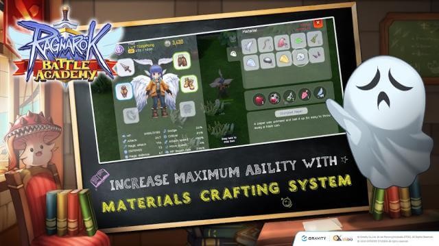 Tăng khả năng lên mức tối đa bằng hệ thống hế tạo vật liệu trong game