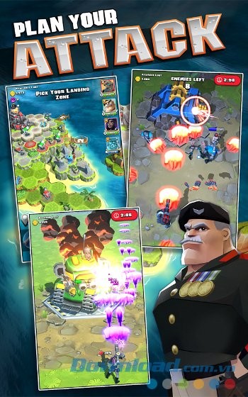 Lên kế hoạch tấn công trong game RAID HQ