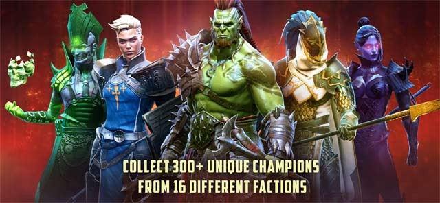 Thu thập hơn 300 nhân vật từ 16 bang phái khác nhau trong RAID: Shadow Legends
