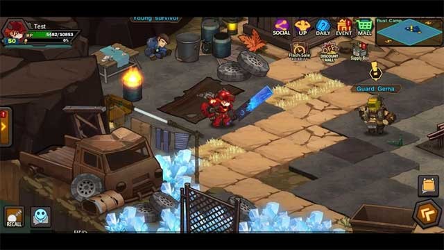 Raid Survivor cho Android là game nhập vai đi cảnh vui nhộn với chủ đề tận thế mới lạ