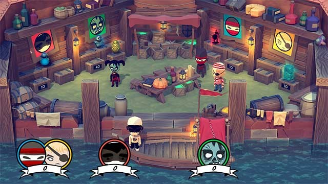 Raiders Of The Lost Island là game tìm kho báu 4 người chơi vui nhộn
