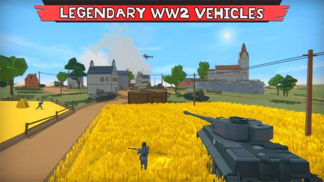 Raidfields 2 cung cấp hàng loạt phương tiện chiến tranh huyền thoại