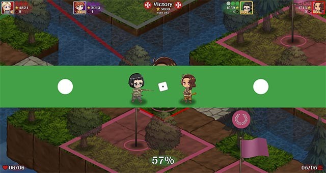 Thả xúc xắc và thử vận may trong khi chơi Raifu Wars