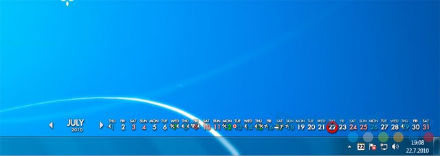 Thay đổi skin cho lịch