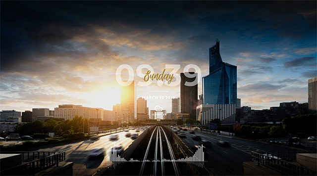 Lựa chọn các chủ đề có sẵn và tùy chỉnh RainLock theo cách bạn muốn