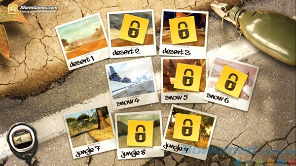 Các địa điểm đua xe trong Rally Point 4