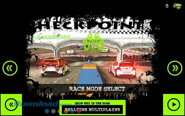 Rally Racer Dirt gồm nhiều chế độ chơi khác nhau
