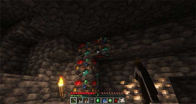 Bản Mod này sẽ giúp bạn có cơ hội nhận được nhiều loại đá quý ngẫu nhiên khi khai thác