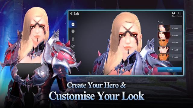 Tạo anh hùng của bạn, tùy chỉnh diện mạo cho họ