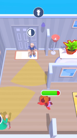 Điều hướng em bé làm xáo trộn căn phòng