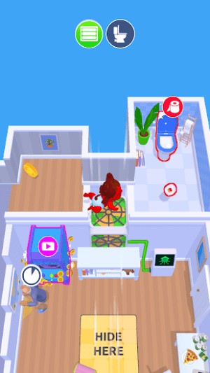 Hành động khi bảo mẫu không để ý