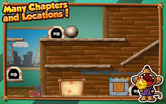 Nhiều vòng chơi và thế giới cho người chơi khám phá