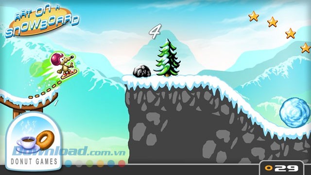 Game trượt tuyết Rat on a Snowboard