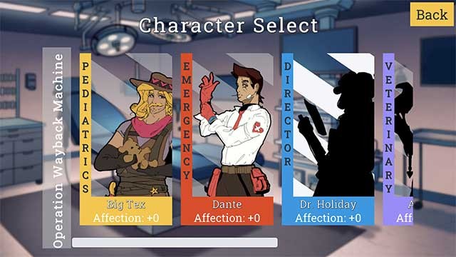 RavenHeart Hospital là game mô phỏng lãng mạn lấy chủ đề y khoa