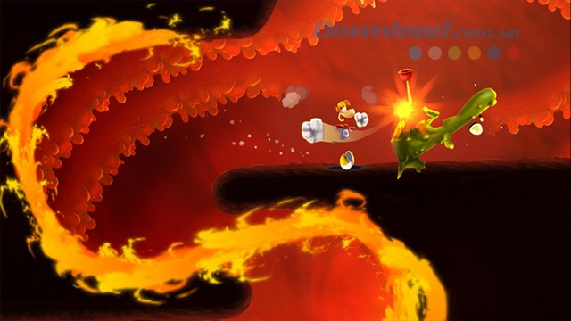 Giao diện game vui Rayman Fiesta Run