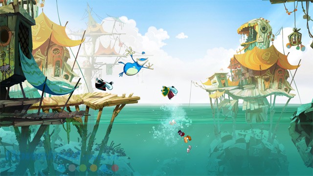 Tham gia vào cuộc phiêu lưu cùng nhân vật Rayman và những người bạn trong game đi cảnh Rayman Origins