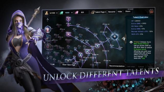 Mở khóa các tài năng khác nhau