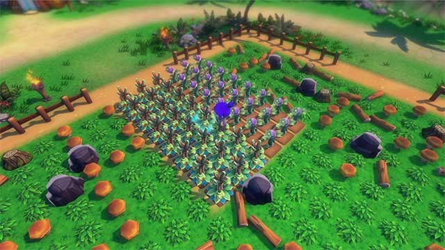 Xây dựng công trình, làm ruộng, huấn luyện quái thú... trong Re Legend để tạo nên cuộc sống mới