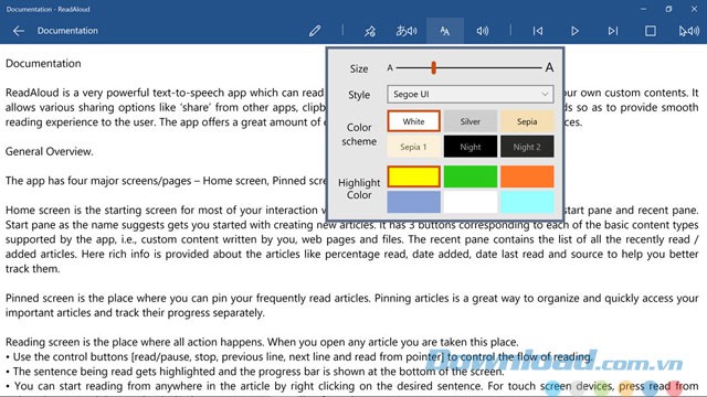 Nhiều lựa chọn tùy chỉnh