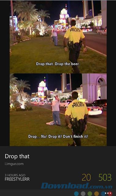 Các tính năng tương tự như trên trình duyệt