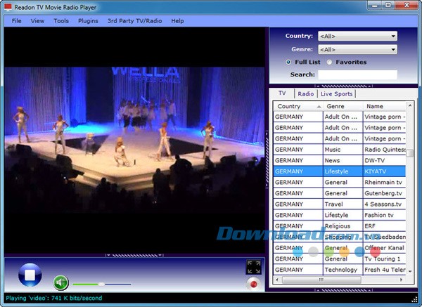 Readon TV Movie Radio Player
