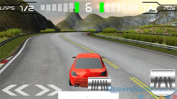 Giao diện game Real Car Racing 3D