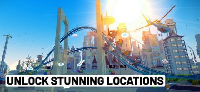 Mở khóa các địa điểm mới tuyệt đẹp