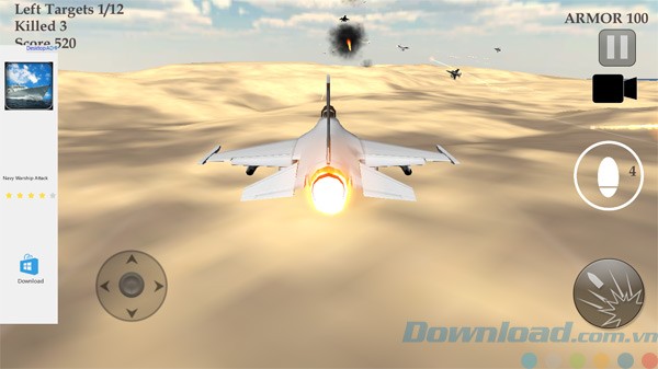 Chiến trường trong Real Fighter Air Simulator