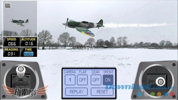 Real RC Flight Sim 2016 Free cho Android để người chơi điều khiển máy bay ở rất nhiều môi trường khác nhau