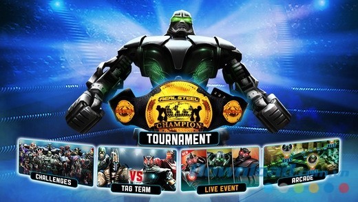 Tham gia nhiều giải đấu thú vị chỉ có tại Real Steel cho iOS