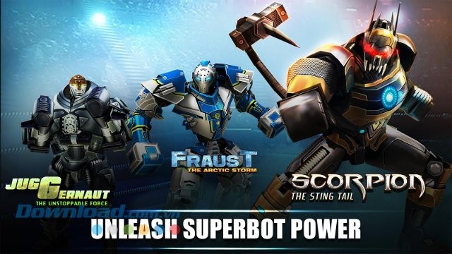 Mở khóa năng lượng của nhân vật trong game Real Steel World Robot Boxing